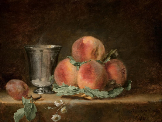 Still Life with Peaches