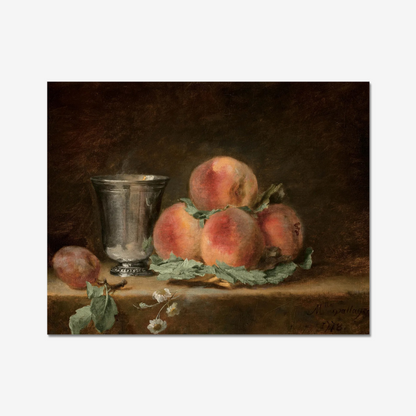 Still Life with Peaches